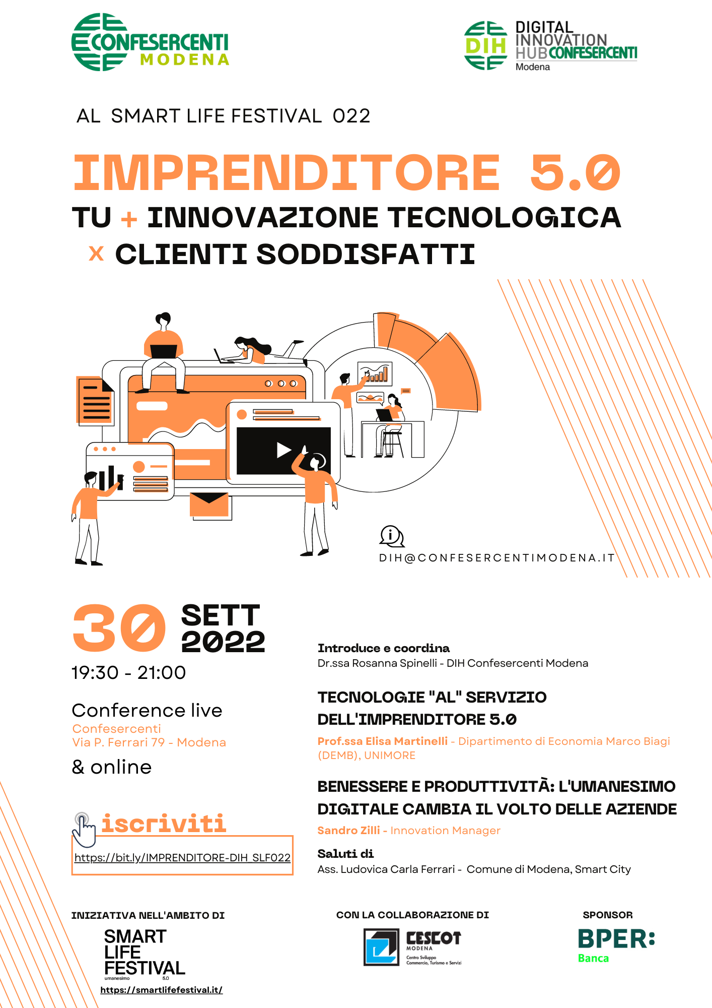 Imprenditore 5.0 - evento Smart Life Festival  - Modena